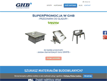 Tablet Screenshot of ghb.pl